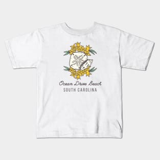 Ocean Drive Beach South Carolina SC Tourist Souvenir Kids T-Shirt